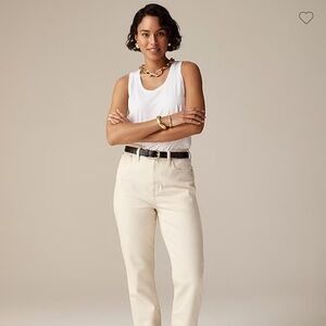 Jcrew Straight Leg Jeans in Ecru